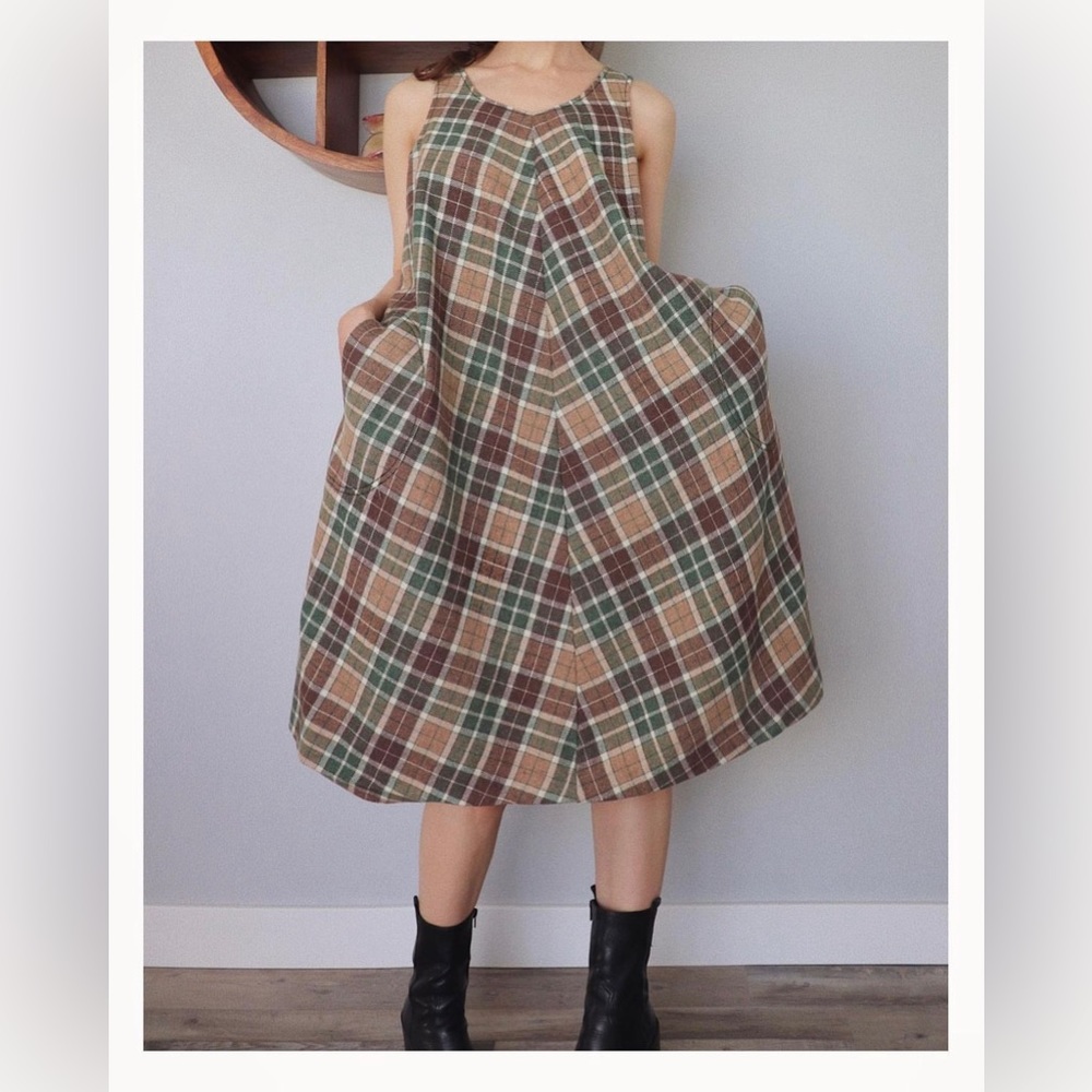 Vintage wool blend dress.